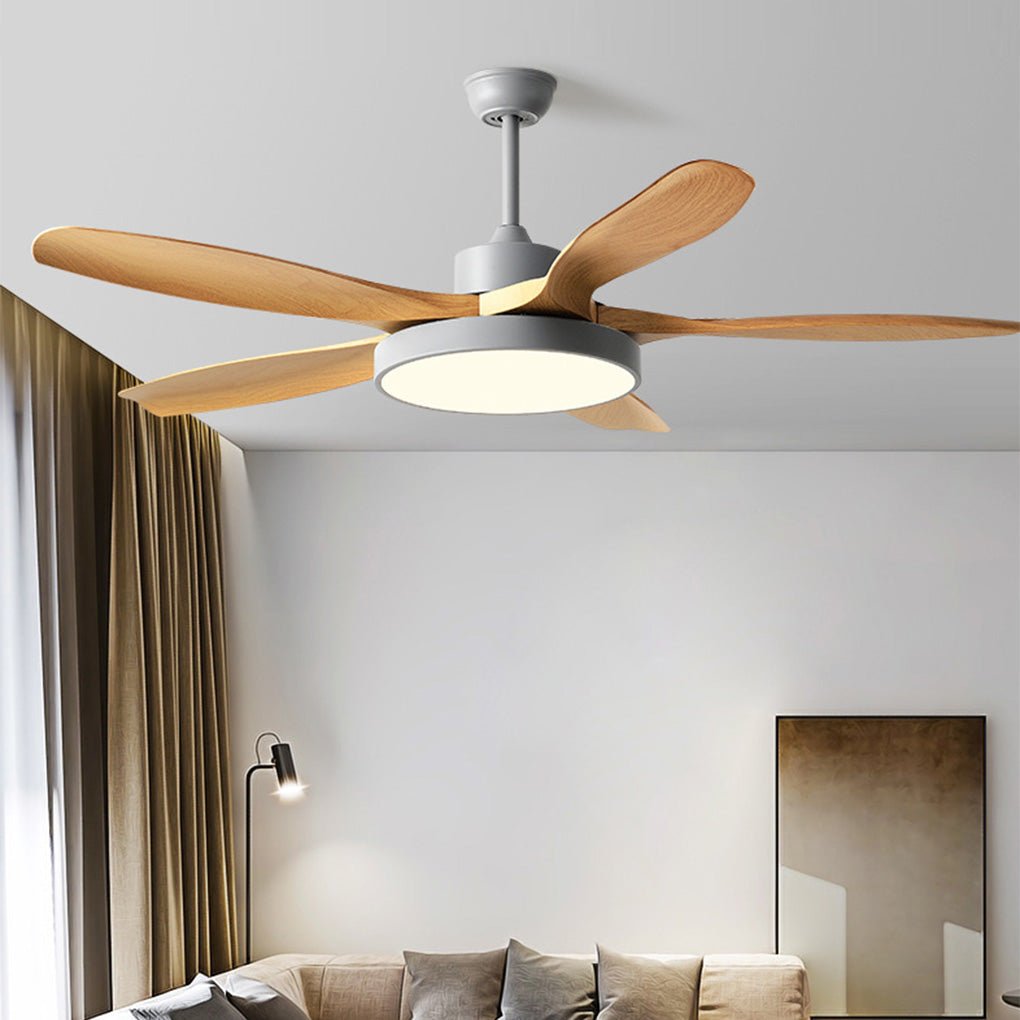 Stylish 60-Inch Nordic Ceiling Fan with Remote, Lights & Silent Inverter