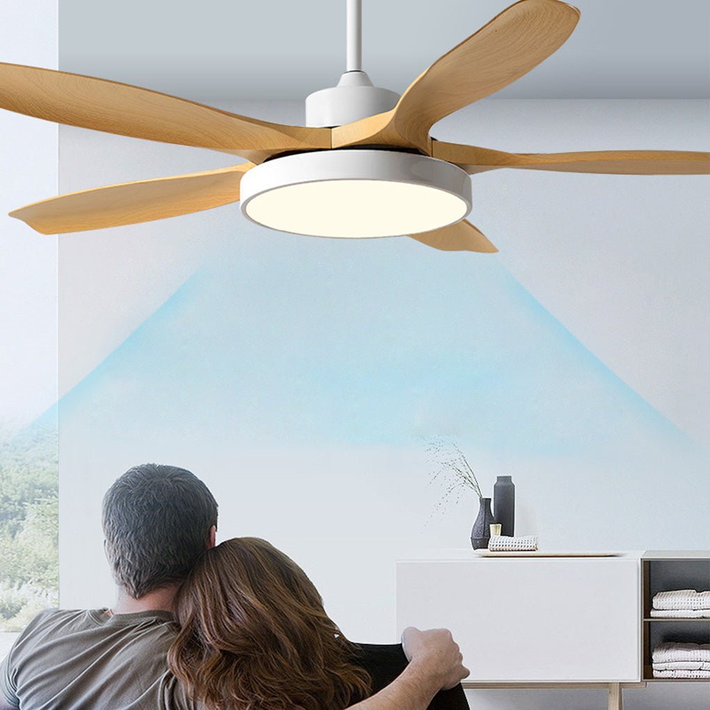 Stylish 60-Inch Nordic Ceiling Fan with Remote, Lights & Silent Inverter