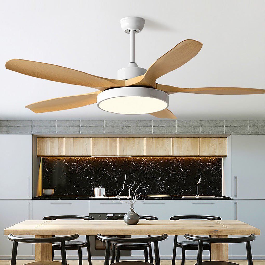Stylish 60-Inch Nordic Ceiling Fan with Remote, Lights & Silent Inverter