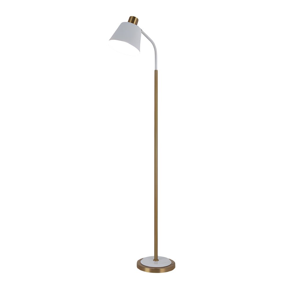 62-Inch Stylish Black Metal Rotatable Reading Floor Lamp for Living Room