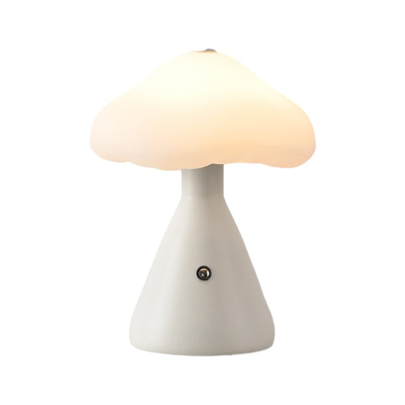 Stylish Gold Metal Mushroom Cloud LED Table Lamp for Living Room Decor