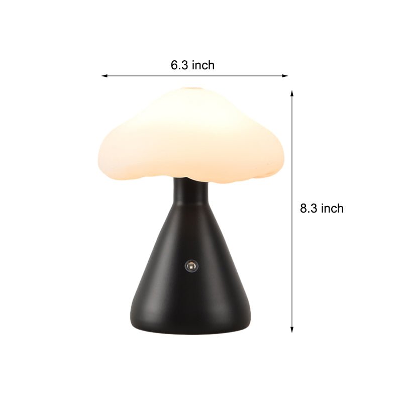 Stylish Gold Metal Mushroom Cloud LED Table Lamp for Living Room Decor
