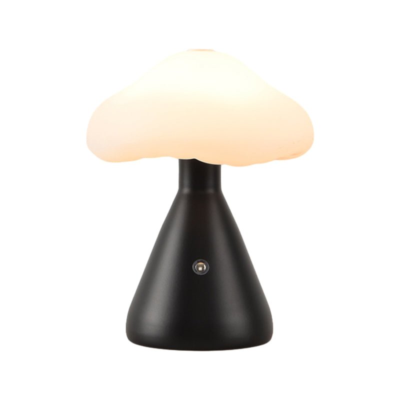 Stylish Gold Metal Mushroom Cloud LED Table Lamp for Living Room Decor
