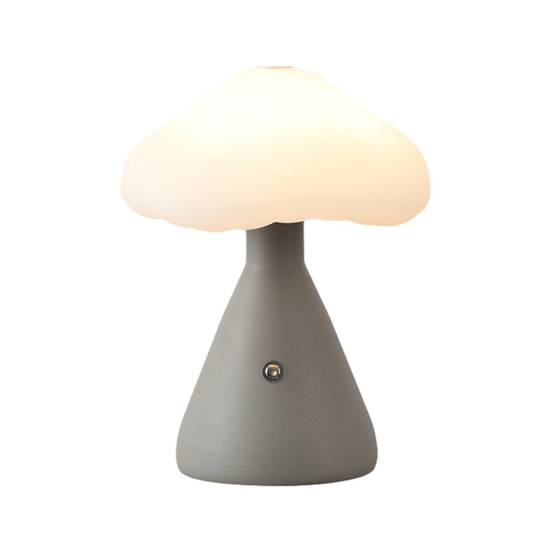 Stylish Gold Metal Mushroom Cloud LED Table Lamp for Living Room Decor