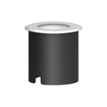 Sleek Minimalist White LED In-Ground Lights for Outdoor Garden Pathways