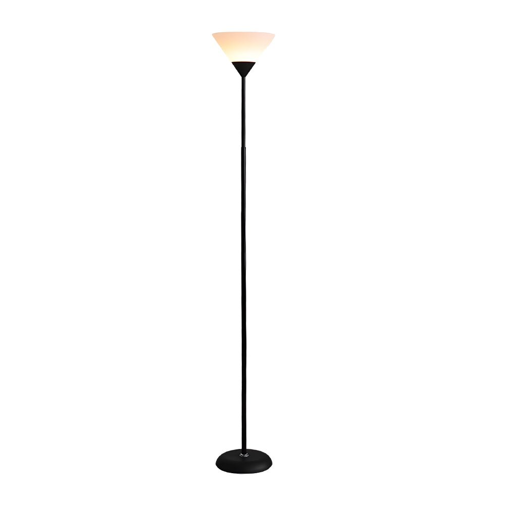 67" Sleek Modern Silver Torchiere Uplight Floor Lamp with Adjustable Sidelight for Living Room