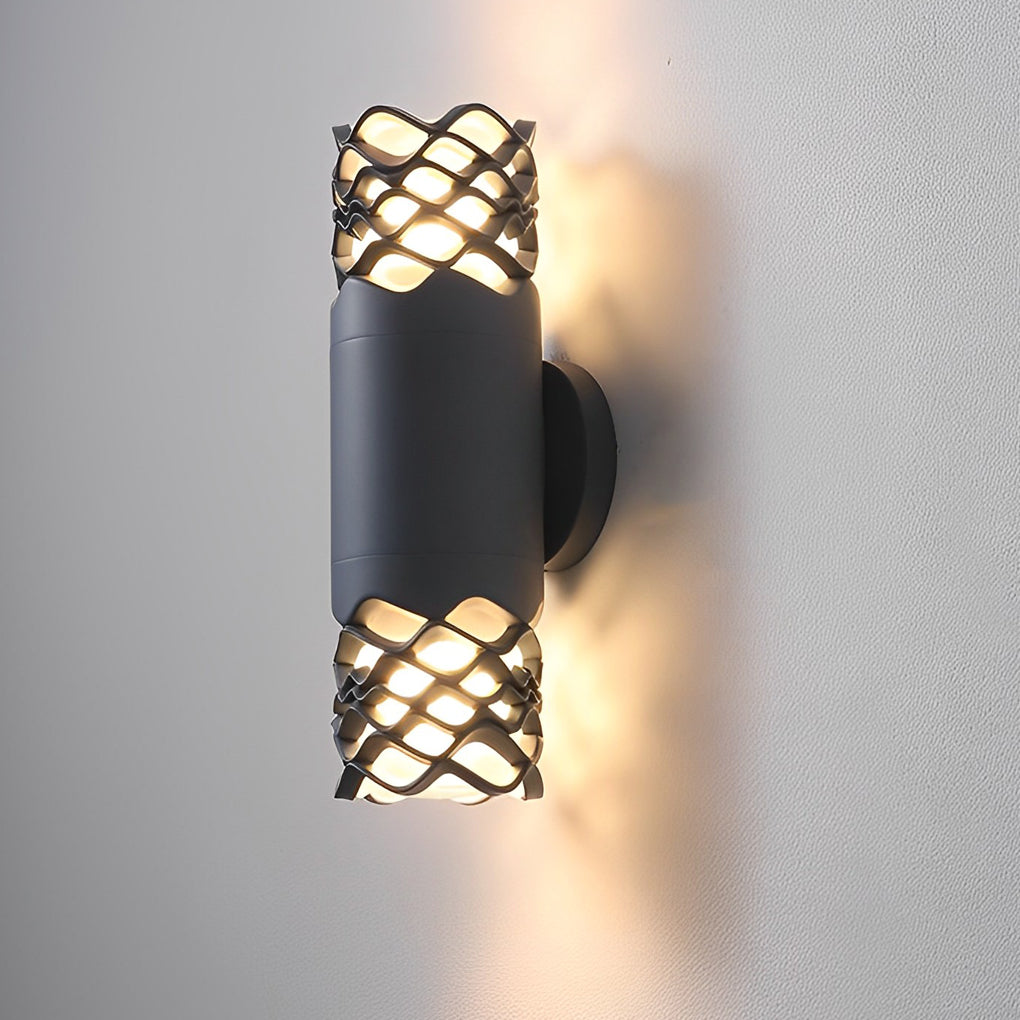 Modern Waterproof LED Wall Lamp with Creative Up and Down Lighting
