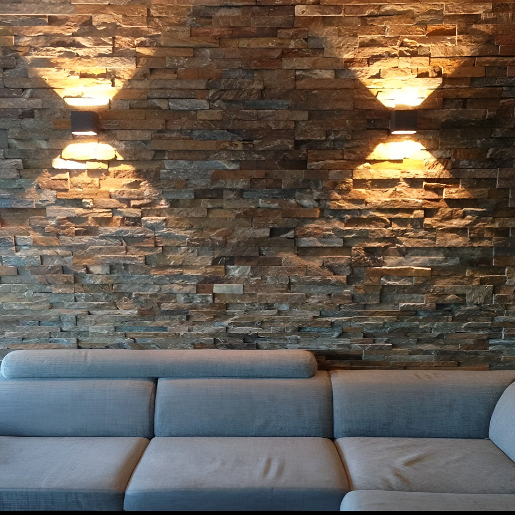 Nordic Square Up/Down Wall Sconce Light Fixture for Modern Home Decor