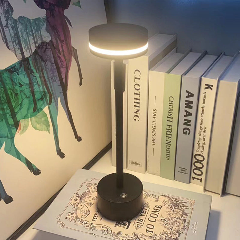 Stylish Portable Rechargeable Rod-Style LED Table Lamp for Home Decor