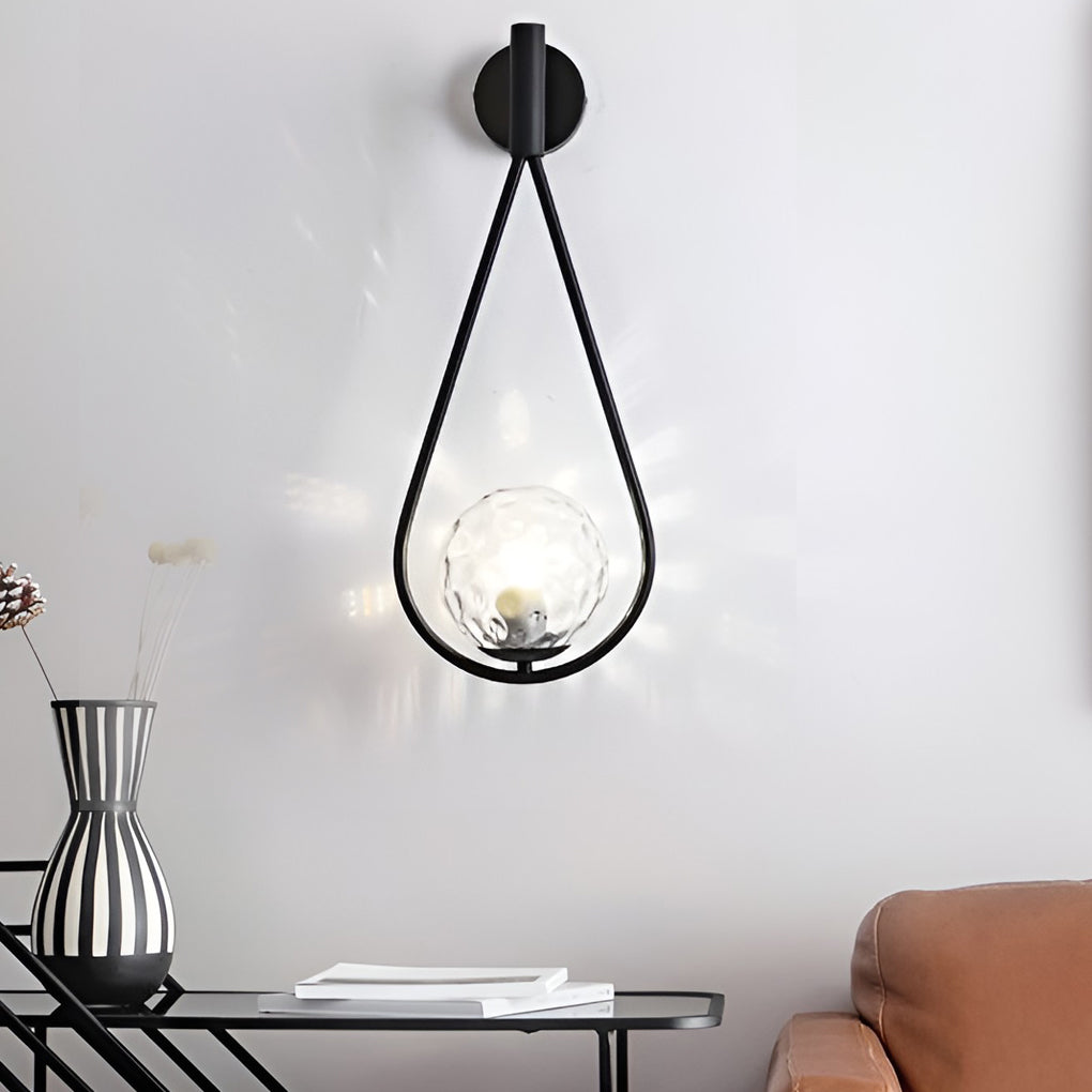 Modern Water Drop LED Wall Sconce in Nordic Style for Home Decor