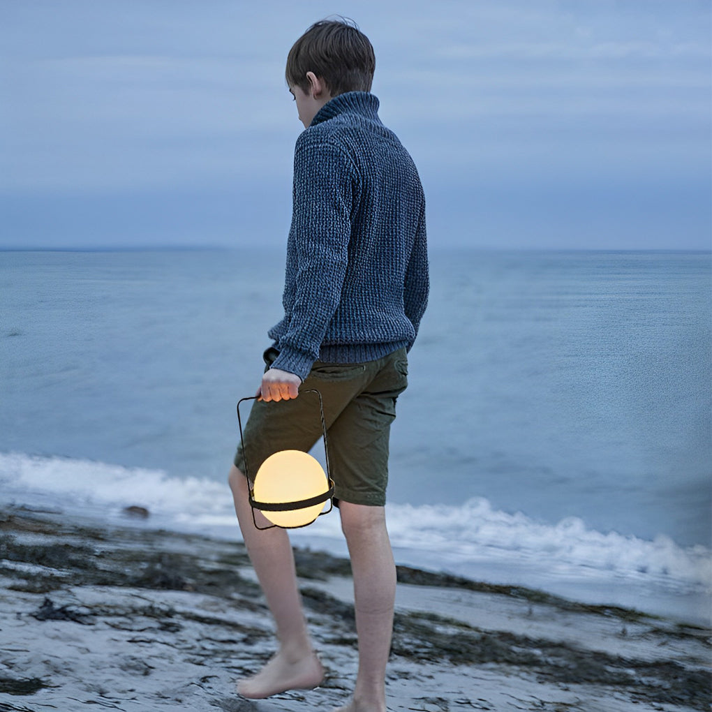 Colorful Portable Waterproof USB Rechargeable LED Ball Table Lamp for Indoor/Outdoor Use