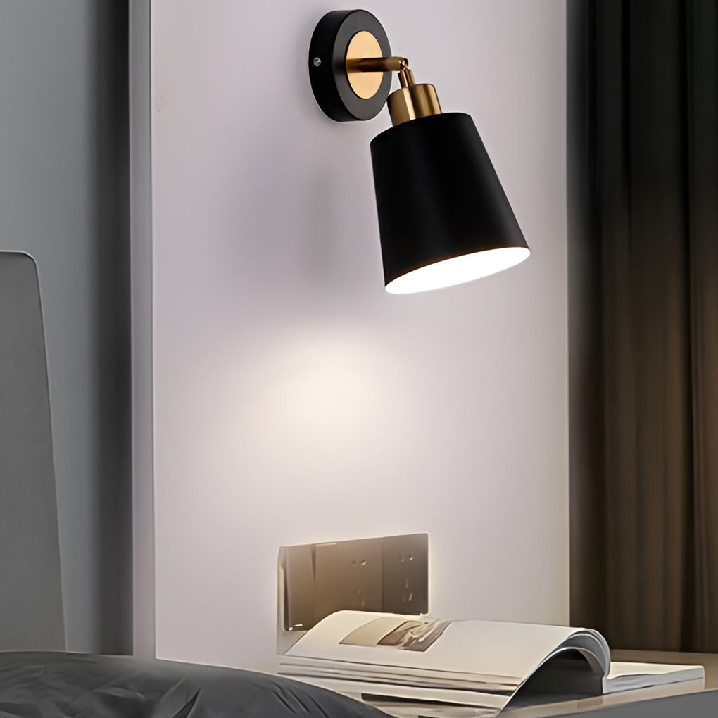 Black Nordic LED Adjustable Wall Sconce Light for Modern Home Decor