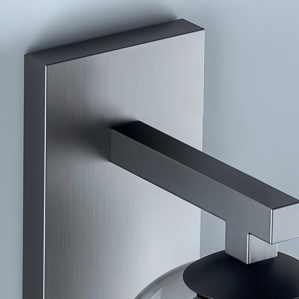 Nordic Minimalist Double-Layer Glass Wall Sconce for Living Room