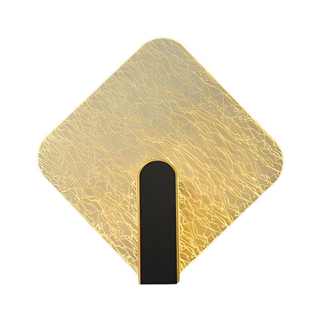 Sleek White Round Square LED Wall Lamp for Bedroom & Living Room Decor