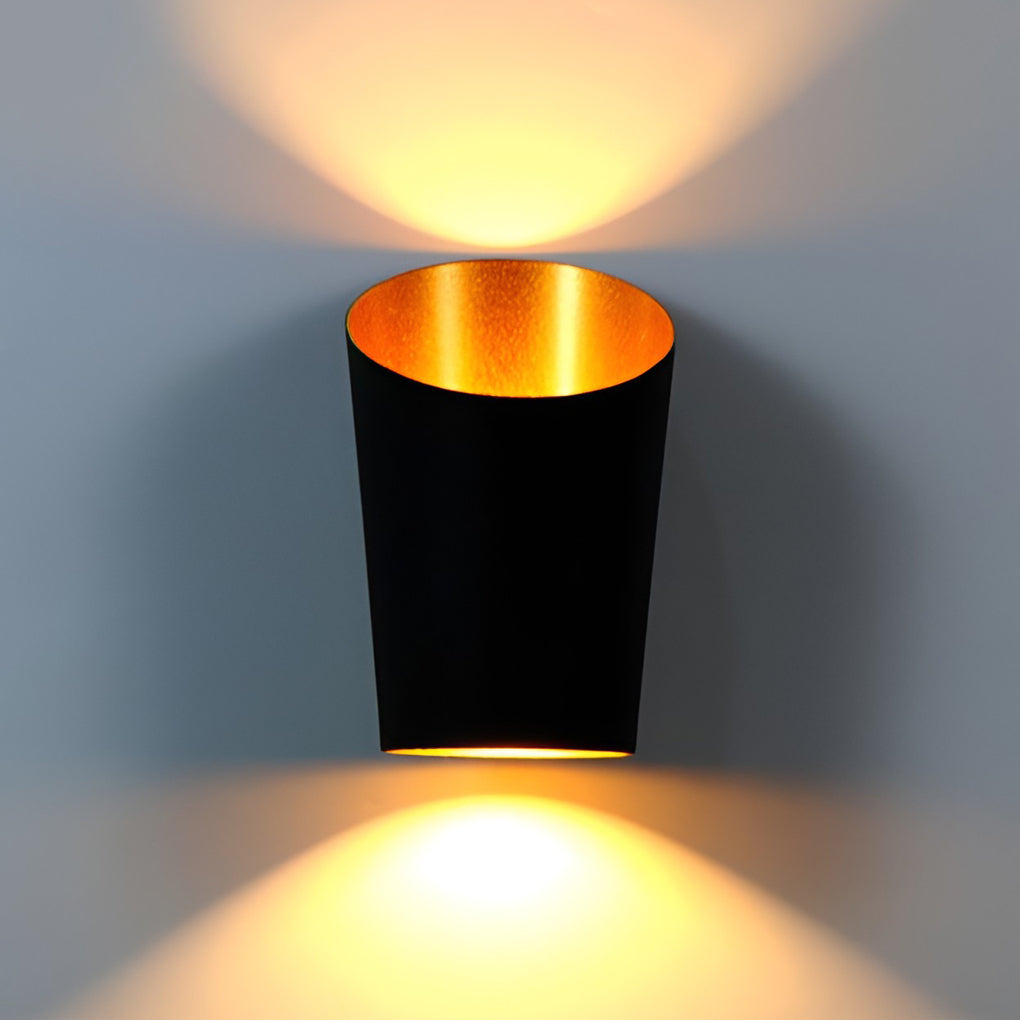 Cylindrical White Waterproof 10W LED Wall Lamp for Modern Interiors