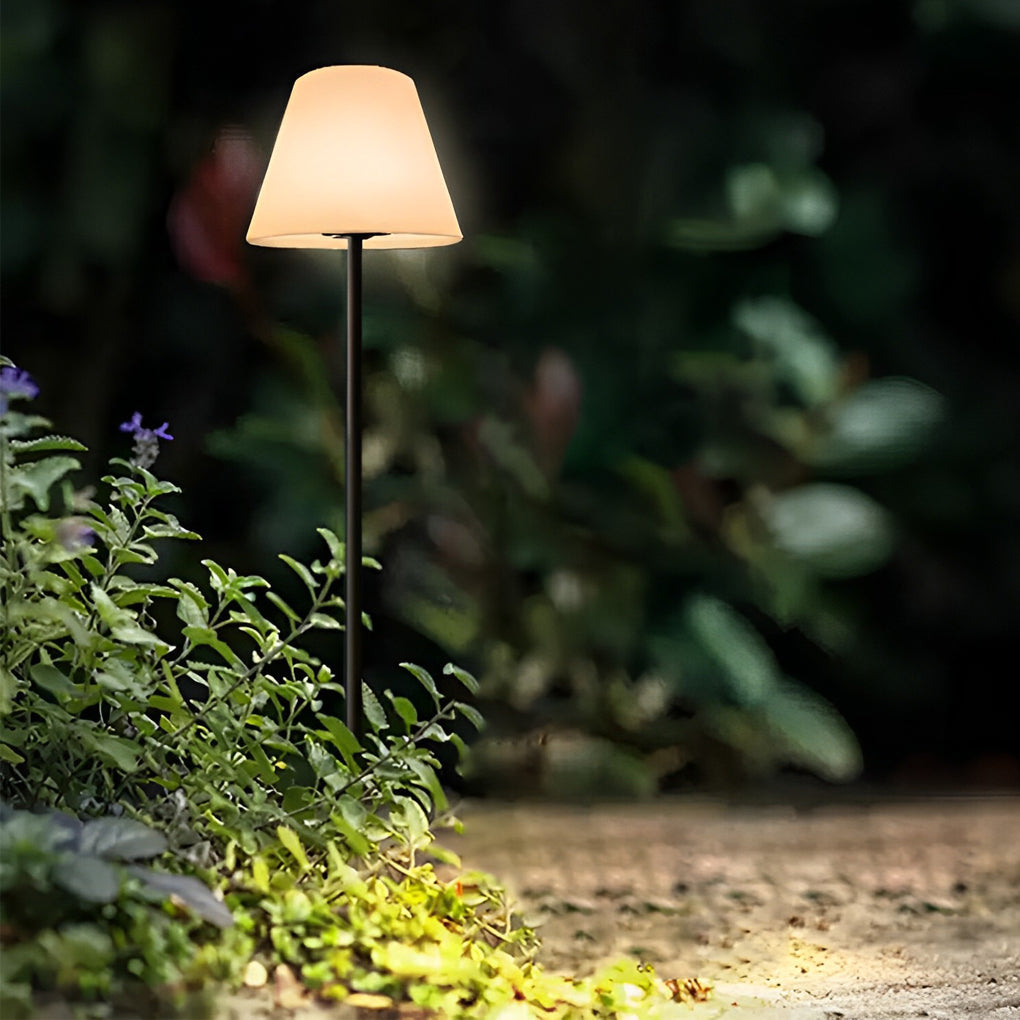 Contemporary Black Metal LED Floor Lamp with Adjustable Shade for Living Room