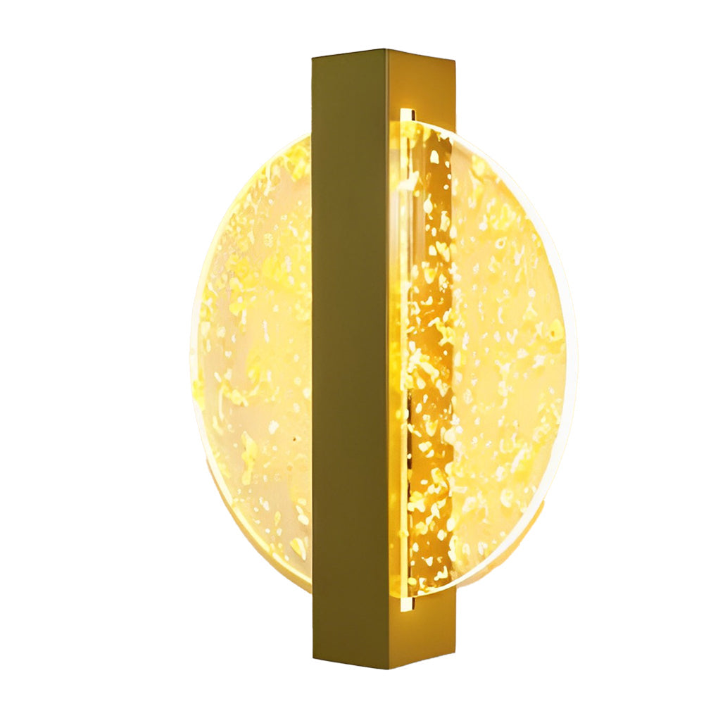 Nordic LED Wall Lamp, Round Square Semicircle Design for Bedroom Decor