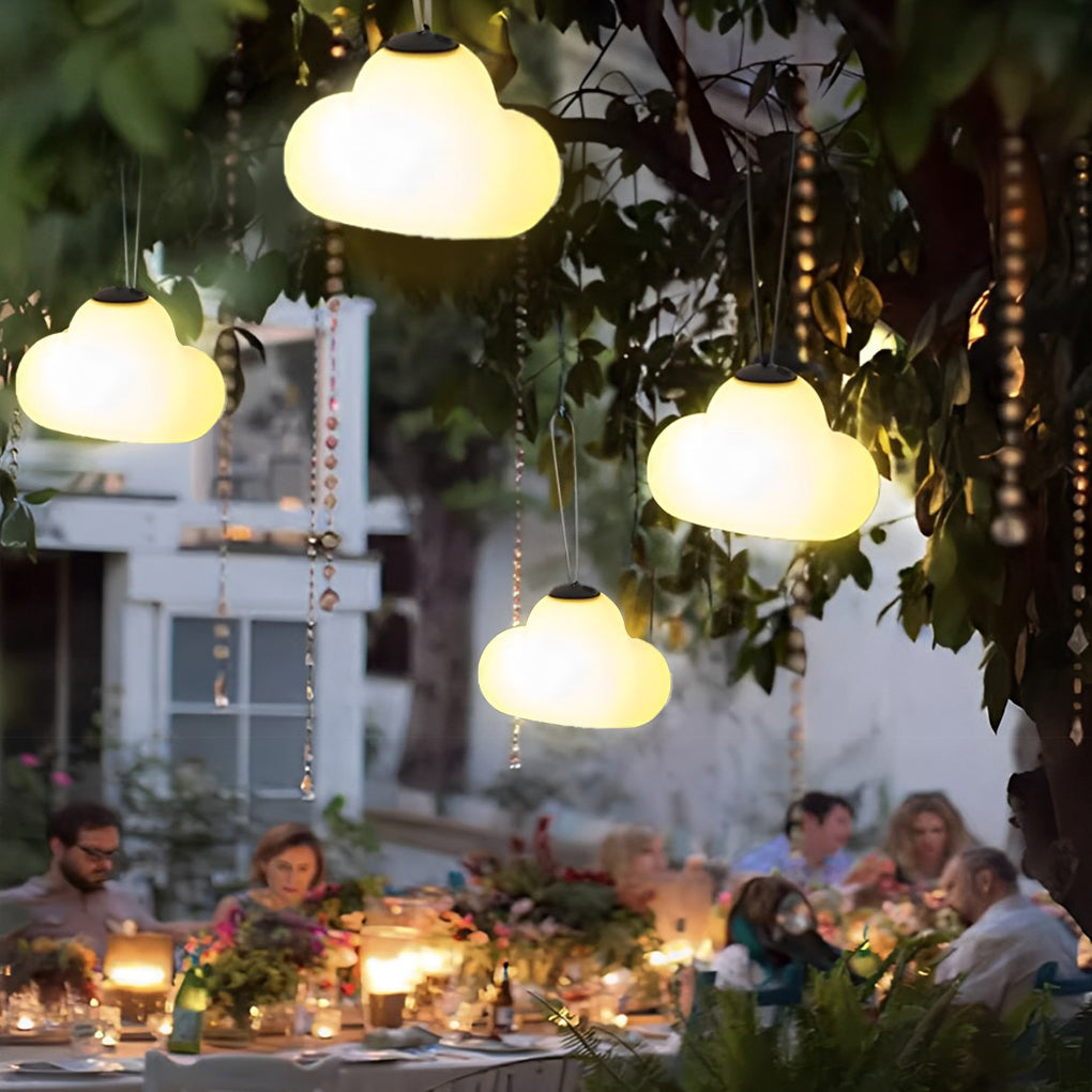 Colorful Waterproof Rechargeable USB Hanging Outdoor Lantern Lights