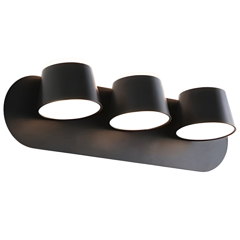 Modern White Adjustable LED Up-Down Wall Sconces for Living Room Decor