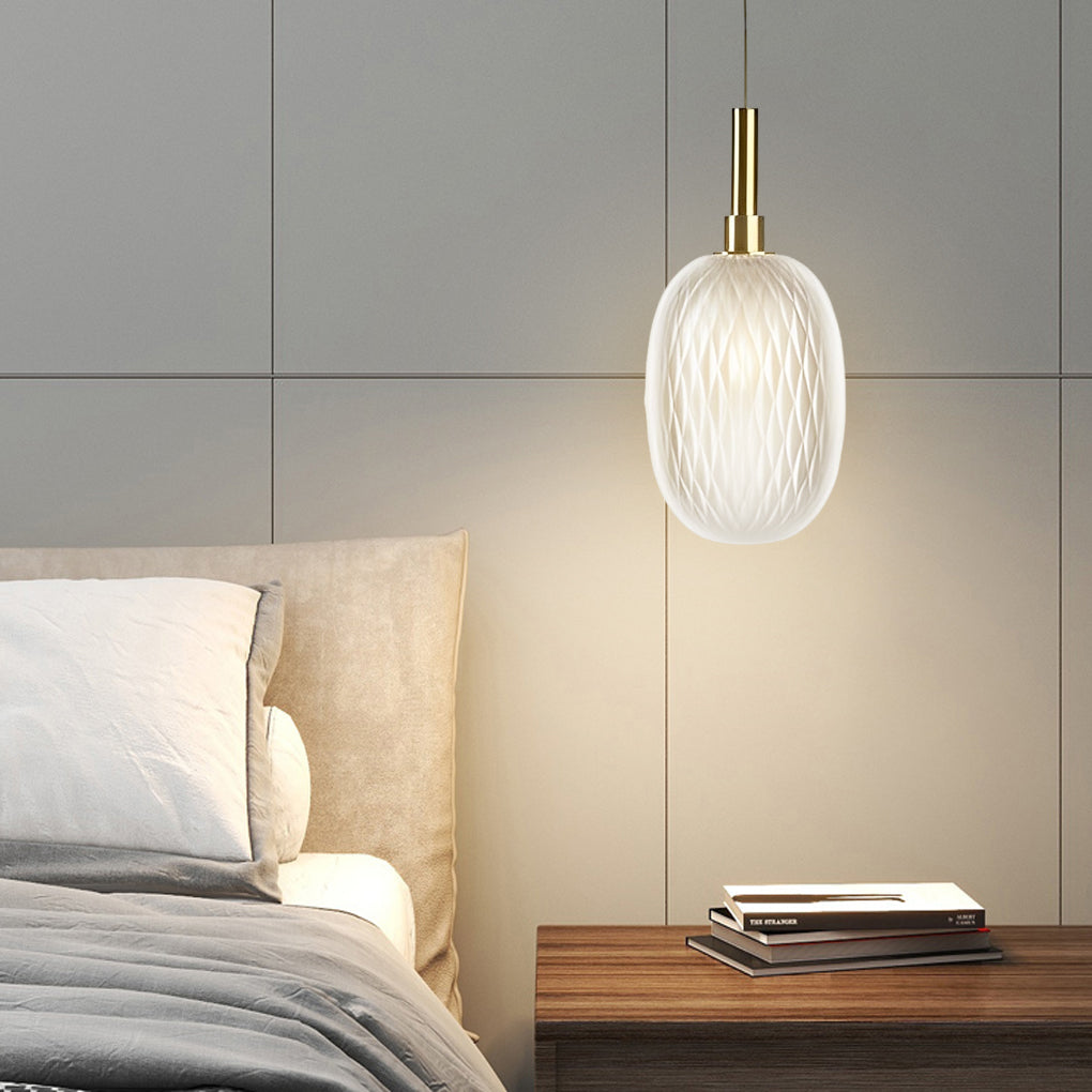 Elegant Small Iron and Glass Lantern Pendant Light for Modern Spaces