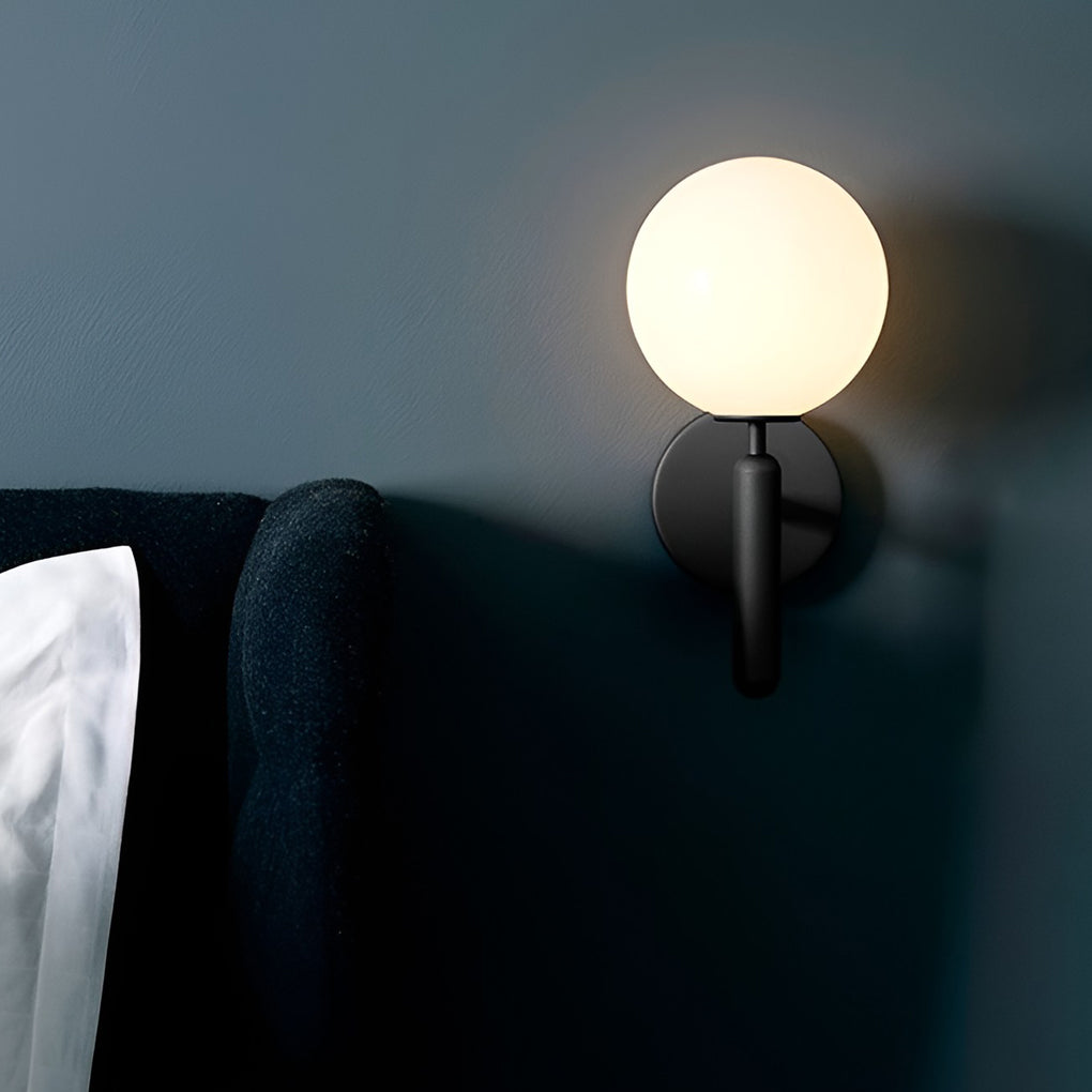 Nordic Glass Ball 5W LED Wall Sconce Light for Living Room & Bedroom
