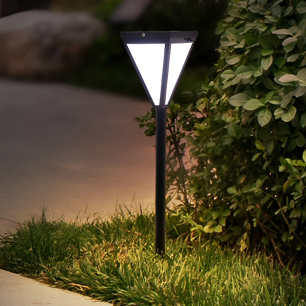 Elegant Waterproof 2.6W Solar LED Pathway Post Light for Outdoor Spaces