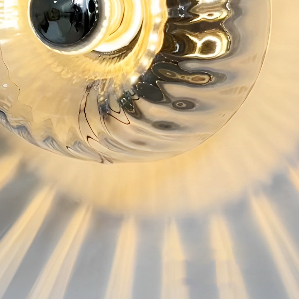 Modern Round Glass Jellyfish Wall Light Fixture for Contemporary Spaces