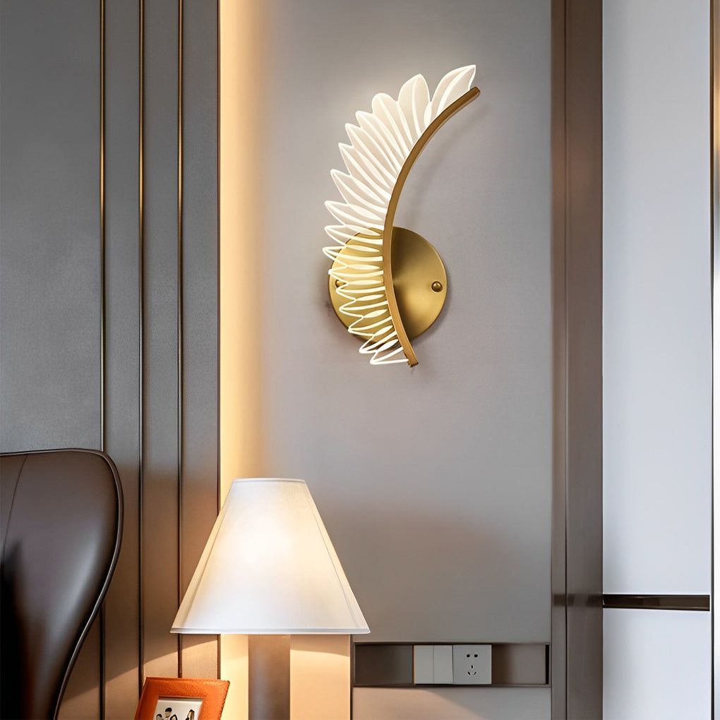 Postmodern Acrylic LED Wall Lamp with Dimming, Ideal for Living Room