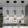 Elegant Mini Crystal Pendant Light Fixture for Kitchen or Dining Room