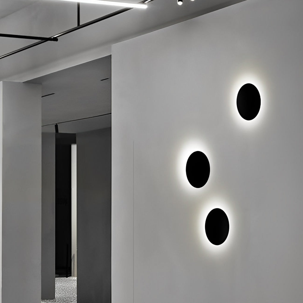 360° Rotatable LED Round Wall Sconce Light for Modern Home Décor