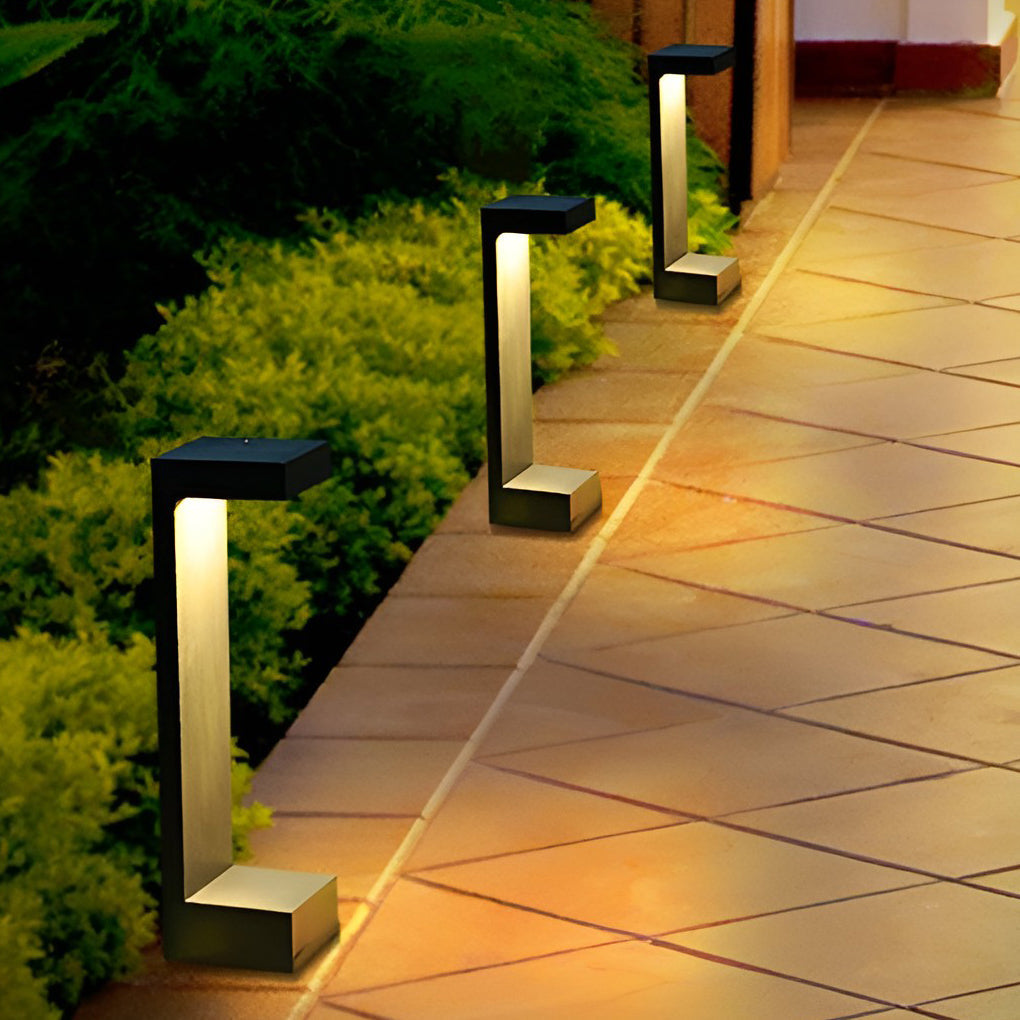 Modern Waterproof COB Rectangular Pathway Lights for Outdoor Garden Use