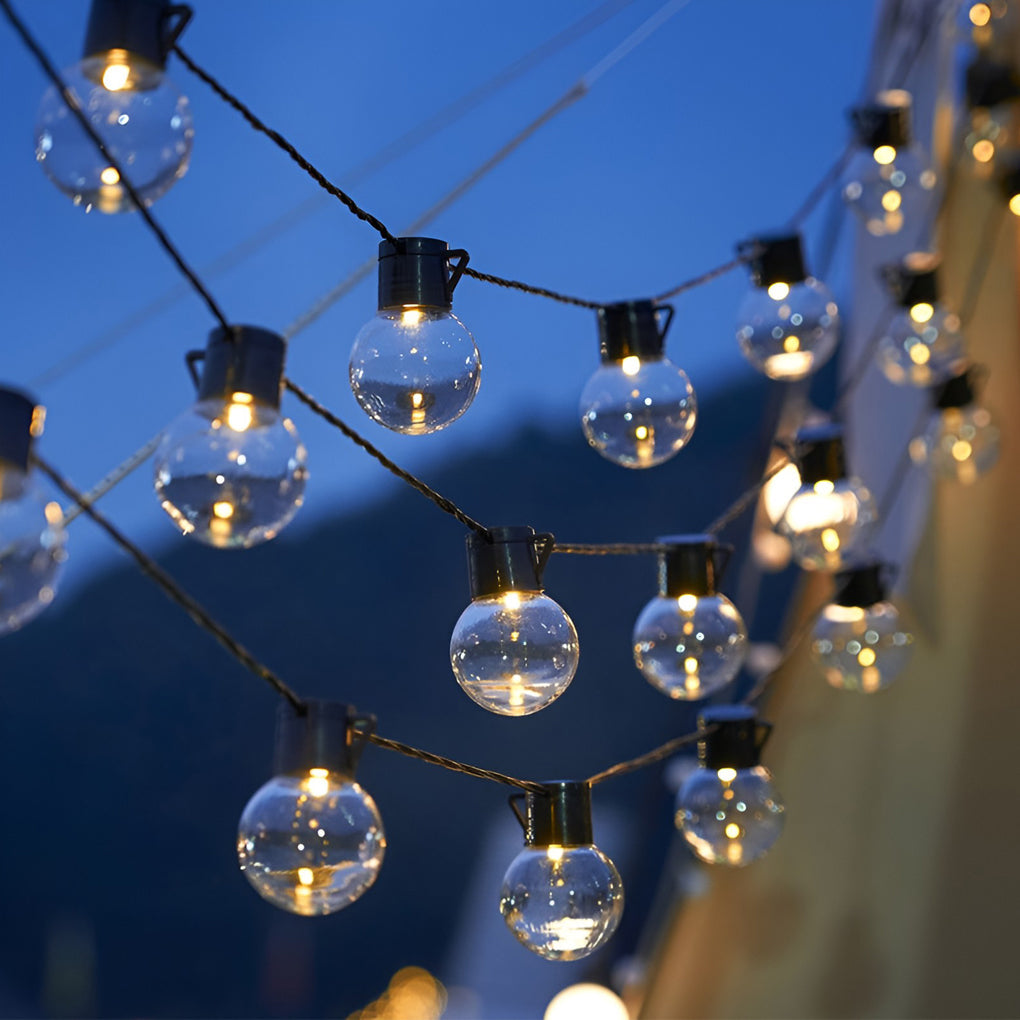Colorful Waterproof LED Solar String Lights for Outdoor Camping Decor