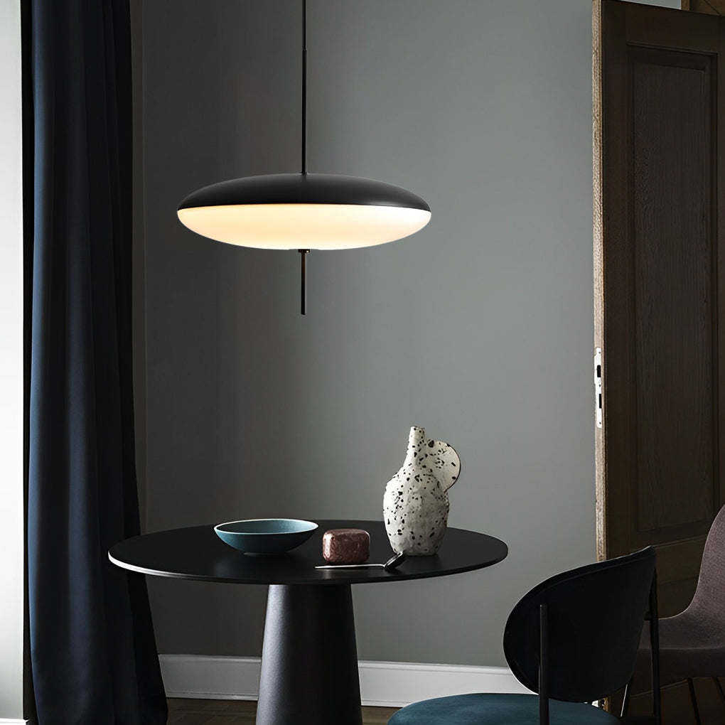 Nordic Round Acrylic E27 5W Pendant Chandelier Light for Modern Spaces