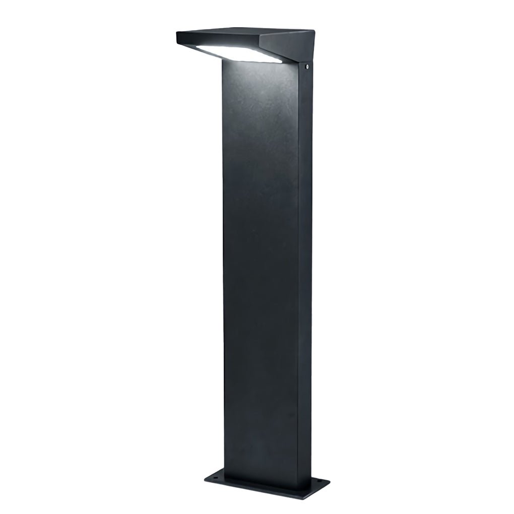 Modern Low Voltage Solar LED Bollard Light for Outdoor Landscaping