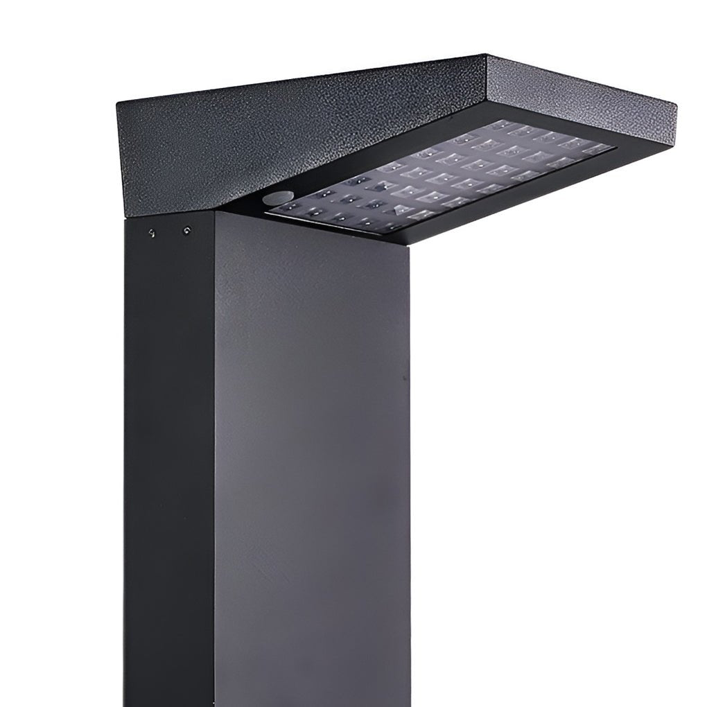 Modern Low Voltage Solar LED Bollard Light for Outdoor Landscaping