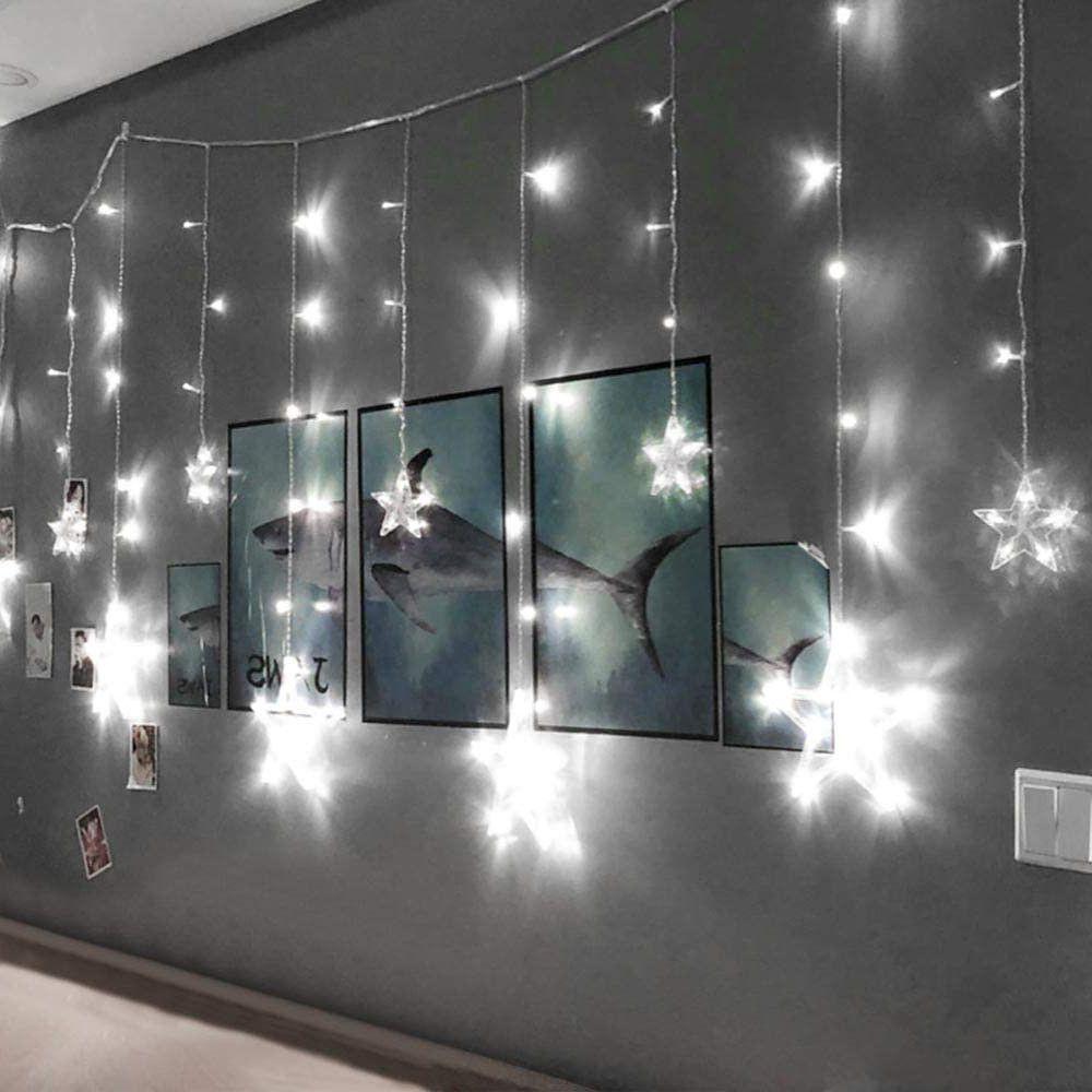 8.2 ft Acrylic Star LED Fairy String Lights for Christmas Wedding Decor