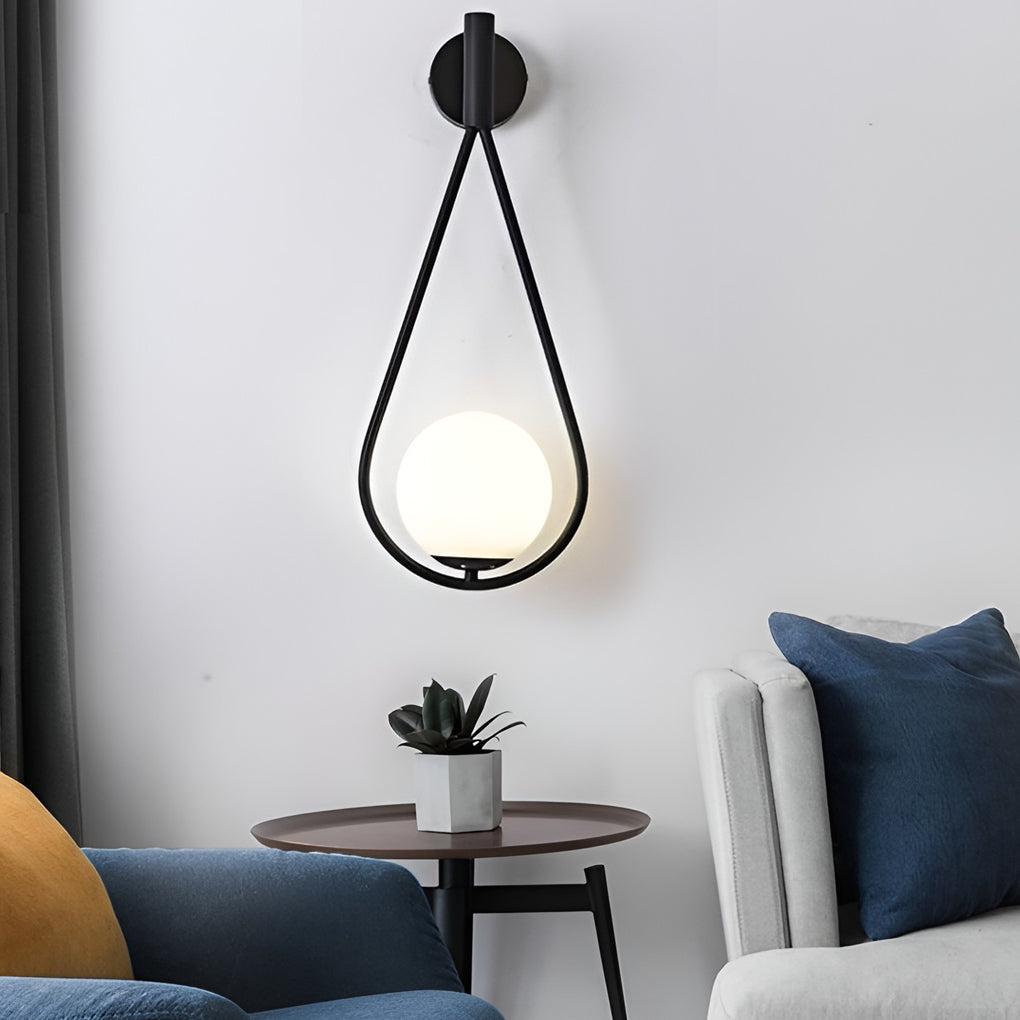 Modern Water Drop LED Wall Sconce in Nordic Style for Home Decor