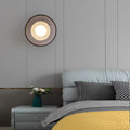 Post Modern Clear Glass LED Wall Sconce for Living Room & Hallway