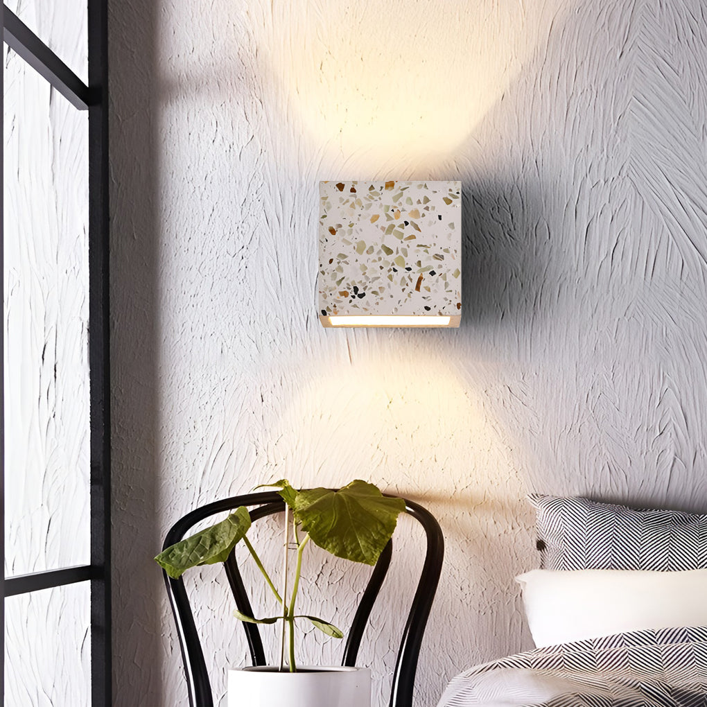 Nordic Square Up/Down Wall Sconce Light Fixture for Modern Home Decor