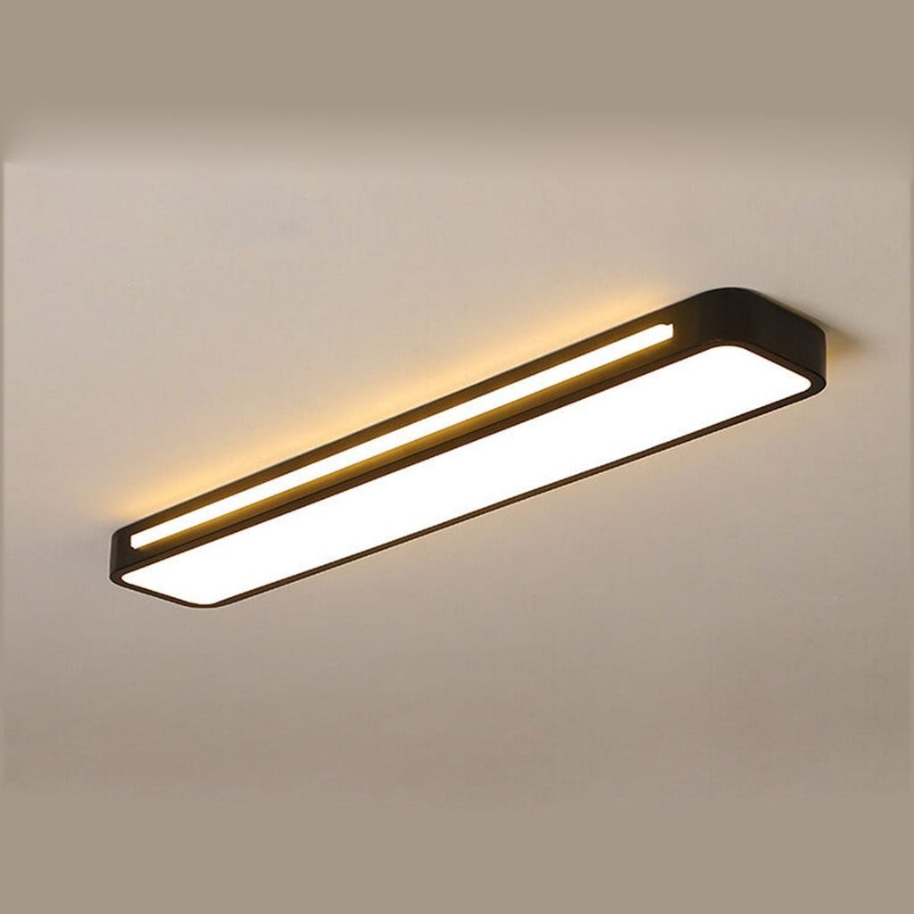 Nordic Minimalist White LED Flush Mount Ceiling Light for Modern Spaces