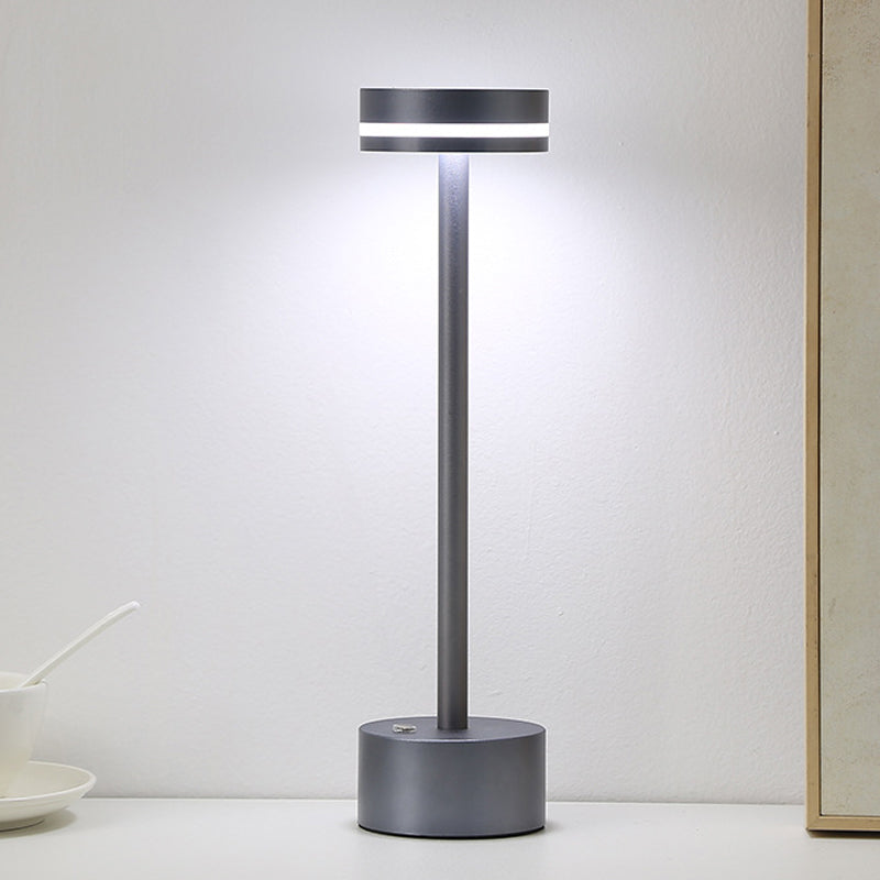 Stylish Portable Rechargeable Rod-Style LED Table Lamp for Home Decor