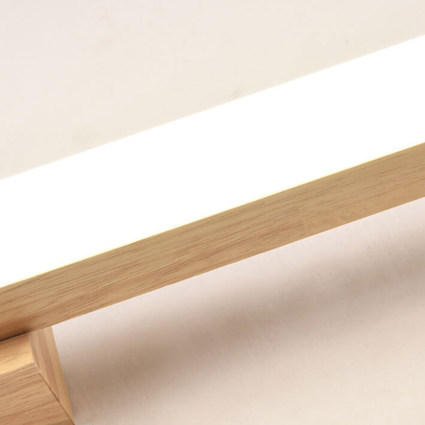 Scandinavian Natural Wood LED Wall Sconce Lamp for Modern Bathrooms