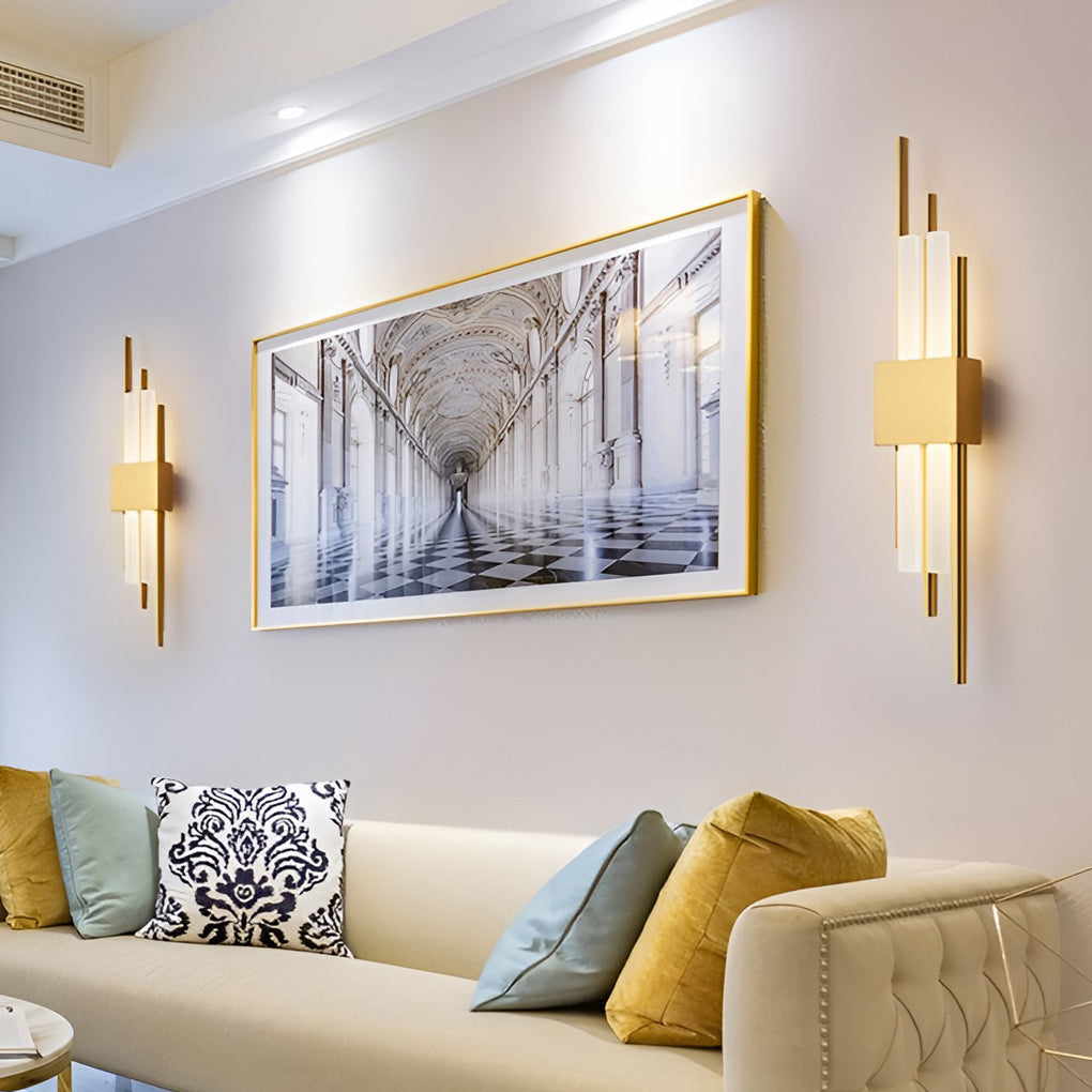 Modern Black LED Up and Down Wall Sconce Lighting for Living Room