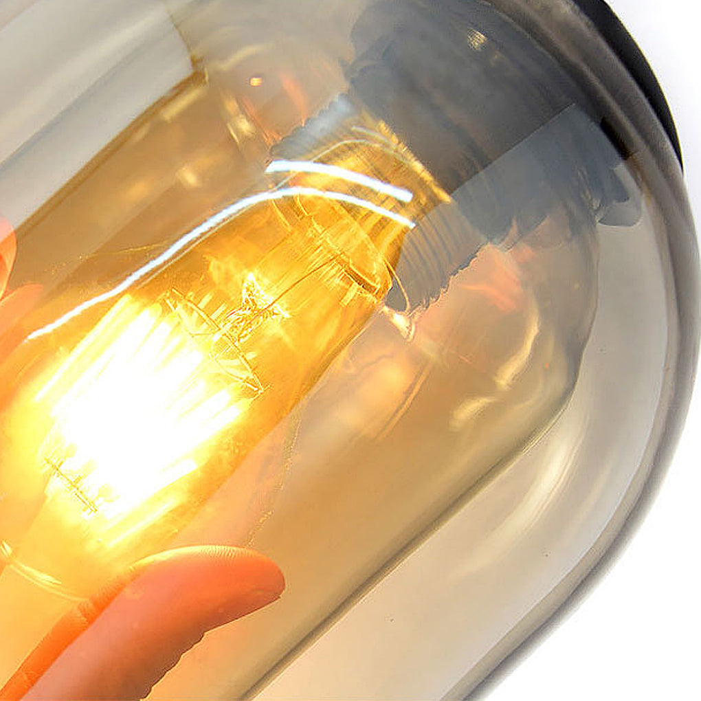 Nordic Minimalist Double-Layer Glass Wall Sconce for Living Room
