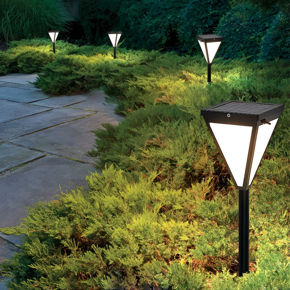 Elegant Waterproof 2.6W Solar LED Pathway Post Light for Outdoor Spaces