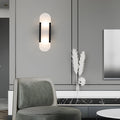 Modern Electroplated Metal G4 LED Wall Sconces for Living Room Decor