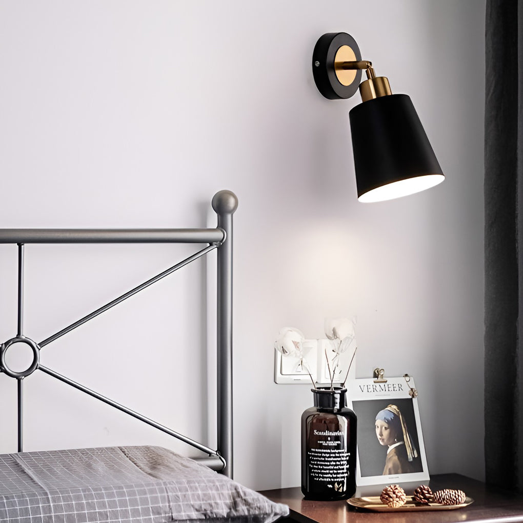 Black Nordic LED Adjustable Wall Sconce Light for Modern Home Decor
