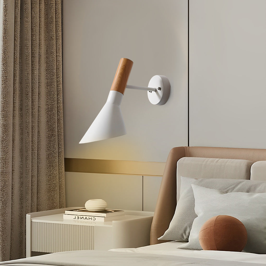 Vintage-Style Aluminum LED Wall Sconce Plug-In Light for Home Decor