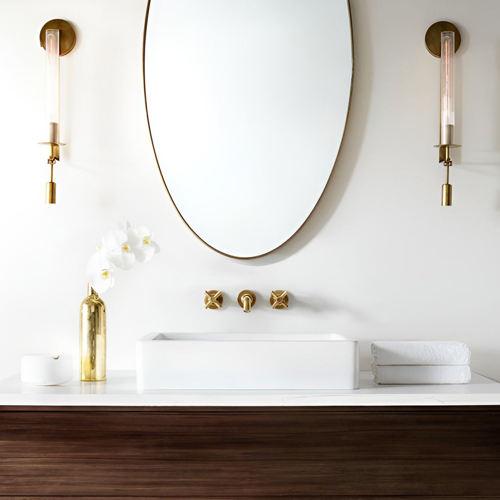 Elegant Crystal E14 Wall Lamp Fixture - Postmodern Plug-in Lighting