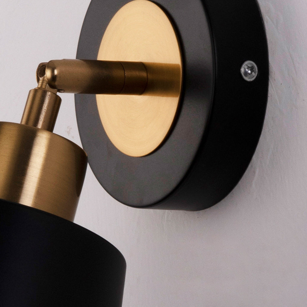 Black Nordic LED Adjustable Wall Sconce Light for Modern Home Decor